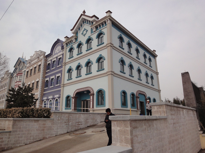 泰安方特GRC外墻實地工程